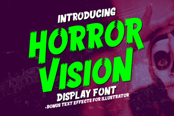 A Real Campaign Review of the Horror Vision Display Font