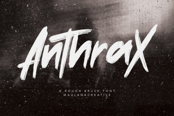 Anthrax Font: A Bold Brushstroke for Your Brand Identity