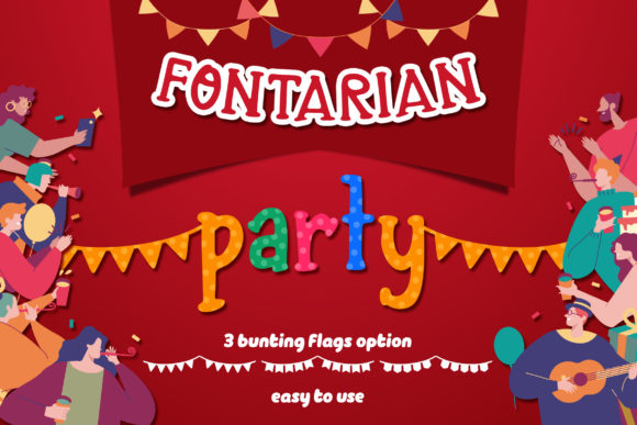 Fontarian Party: A Creative Display Font for Web Design