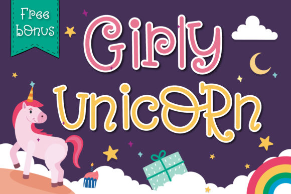 Girly Unicorn: The Font That Makes Digital Design Feel Sweet