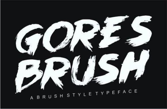 Goresbrush: A Bold Display Font for Editorial Identity