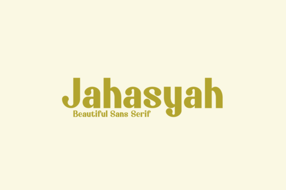 Jahasyah Font: Polishing Your Digital Brand's Voice