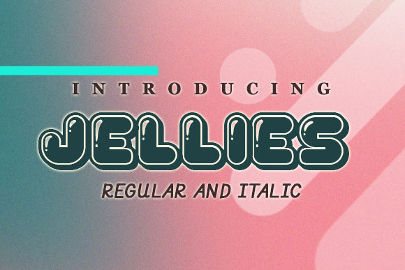Jellies: A Playful Display Font for Digital Branding