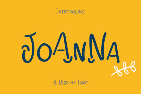 Joanna: The Joyful Display Typeface for Digital Creators