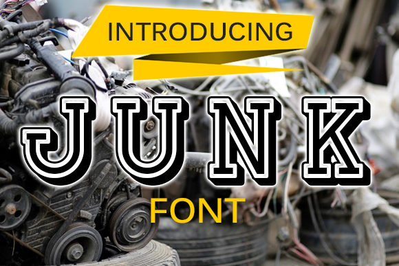 Junk Font: A Display Typeface That Elevates Modern Web Projects