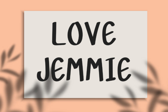 Love Jemmie: A Cute Display Font for Editorial Joy