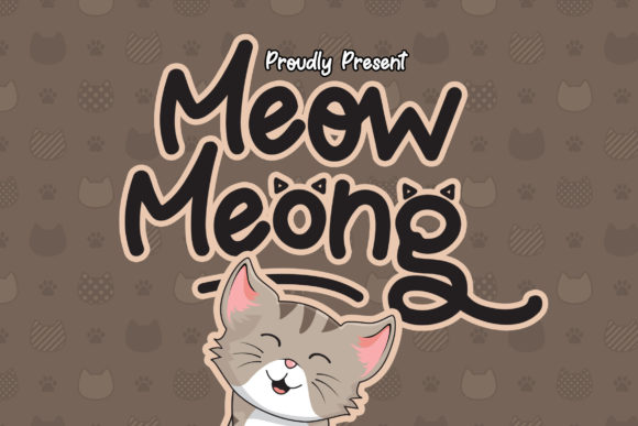 Meow Meong: A Display Font for Editorial Personality