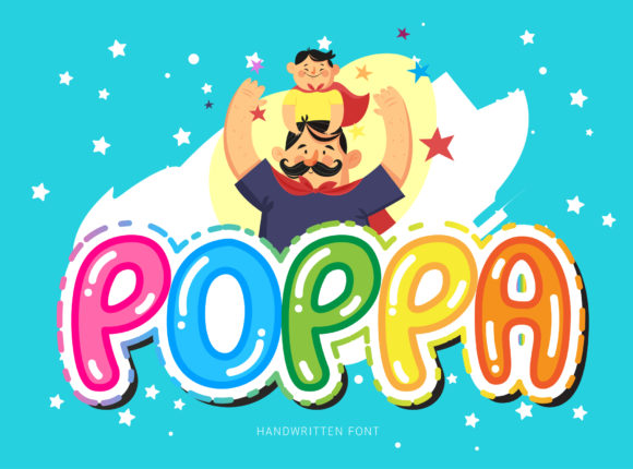 Poppa: A Display Font for Friendly, Versatile Campaigns