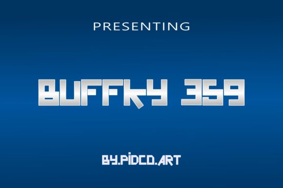 The Buffky 359 Display Font for Authentic and Bold Branding
