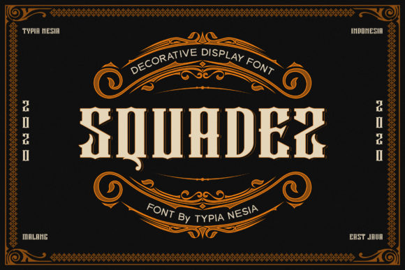 The Squadez Display Font for Bold Web Design