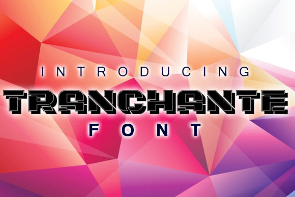 Tranchante: A Bold Display Font for Editorial Mood