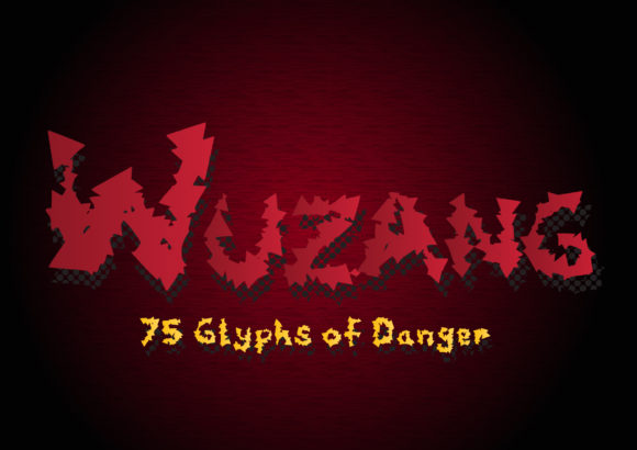 WuZang: A Fun Display Font for Creative Product Makers