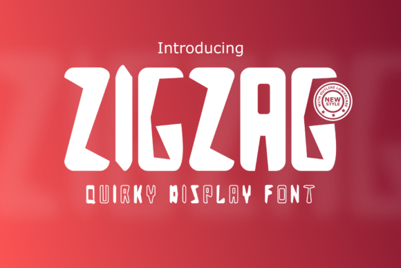 Zigzag: A Playful Display Font for Editorial Joy